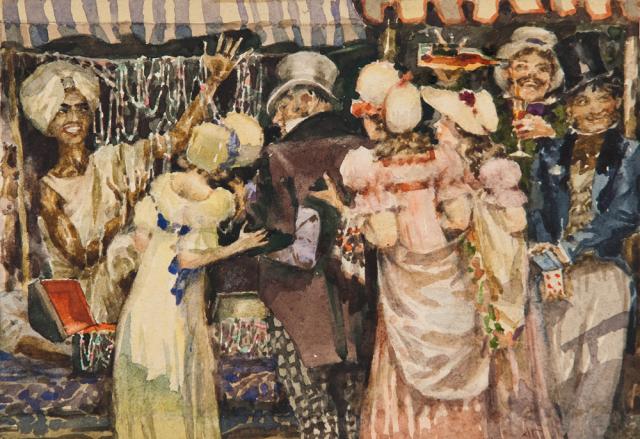 Самохвалов А.Н. Эскиз иллюстрации. 1940-1950-е Самохвалов А.Н. Эскиз иллюстрации. 1940-1950-е